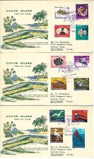 COCOS (KEELING) ISLANDS FIRST DAY COVER SC # 8-19