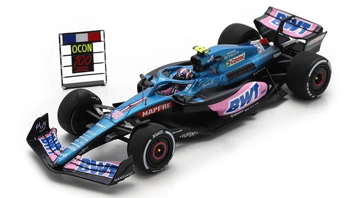 Modellino auto formula 1 F1 scala 1:43 Spark Model ALPINE A522 OCON 2022 AUSTRIA - Immagine 1 di 1