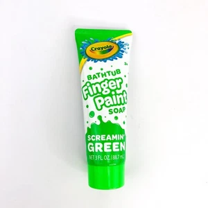 3 Unzen Crayola Badewanne Fingerfarbe Kinderseife Screamin' Green - Bild 1 von 3