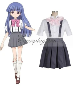 Higurashi When They Cry Rika Furude Set Gonna Ragazze Festa Cosplay Costume E001 - Foto 1 di 4