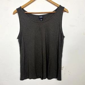 Camiseta sin mangas Eileen Fisher marrón para mujer mediana informal viscosa - Imagen 1 de 7