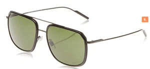 Dolce & Gabbana DG2165 Sunglasses 110671 Matte Black Frame Grey Green Lens - Picture 1 of 11
