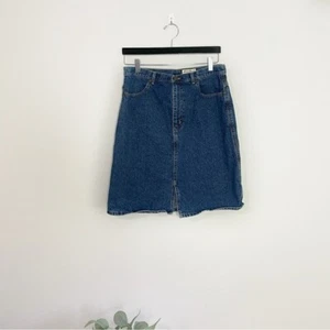 Eddie Bauer Women's Size:12 Vintage Western Boho Denim Short Skirt - Picture 1 of 7