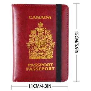 Reisepass-Hülle Canada Passport "Deluxe" passt auch für Pässe anderer Länder - Bild 1 von 14