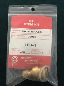 CPI UB-1 UNION BRASS Stem Kit 20026 - Picture 1 of 3