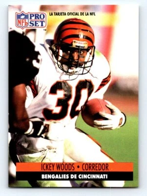 1991 Pro Set Spanish FRESH PULL #467 Ickey Woods - Image 1 of 2