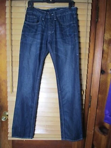 William Rast Regular Fit Straight Women's 30 Denim Blue Jeans Pants Dark Wash - Picture 1 of 7