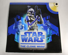 L000587 Star Wars 2009 The Clone War 16 Month Calendar NO DVD-Rom / Looks Great