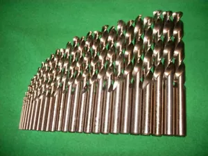 19 tlg. Edelstahl-Bohrerset (1-10mm) HSS-E Co5 Kobalt Cobalt Spiral-Bohrer VA - Bild 1 von 2