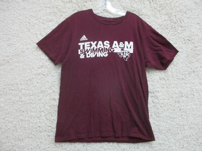 Adidas Texas A&M Aggies Camisa Grande Adulto Roja Natación Buceo Camiseta Informal Para Mujer Foto 1 de 4