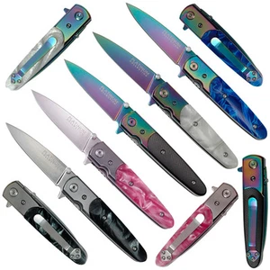 TacForce - Couteau Pliant Gentleman Manche 10cm Clip - TF-672 - Foto 1 di 2