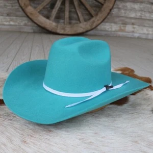 Twister Girls Bright Blue Cowboy Hat - Picture 1 of 4