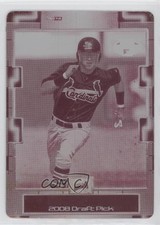 2008 TRISTAR Prospects Plus Printing Plate Magenta 1/1 Niko Vasquez #097 0d7u