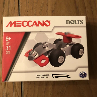 Meccano Bolts Race Car By Spin Masters Erector Sets STEM Educational Toys - Image 1 of 2