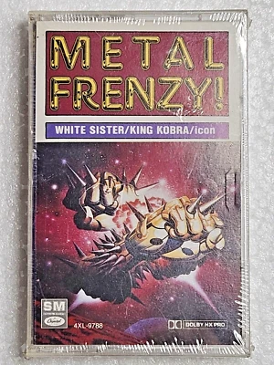Metal Frenzy! US cassette King Cobra White Sister Icon Heavy metal New Old Stock - Image 1 of 3
