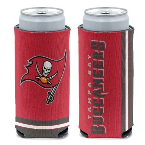 TAMPA BAY BUCCANEERS 12 0Z SELTZER SLIM CAN COOZIE COOLER HOLDER NFL LICENSED Cover