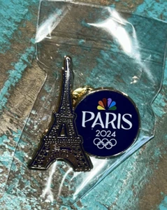 NEU Olympische Spiele Paris 2024 NBC Medien Pin - Eiffelturm - Bild 1 von 7