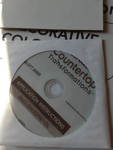 Rust-Oleum Instructional DVD Countertop Transformations W/ Black Textured Sample - Picture 1 of 3