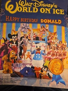 Walt Disney's World on Ice Program "Happy Birthday Donald" 1984 NO POSTER LF - Picture 1 of 7