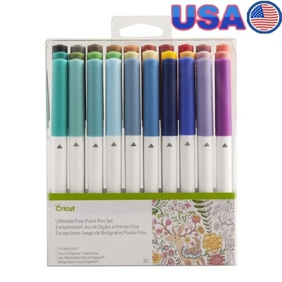 Juego de bolígrafos de punta fina vinilo artesanía dibujo y escritura 30 colores surtidos bolígrafos nuevo Foto 1 de 4