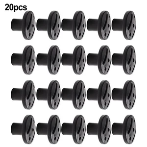 20pcs Tent Pole Puncture Proof for Canopy Pole Boat Cover Support Black - Picture 1 of 12