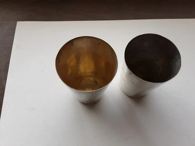 老式美国制造的银盘射击杯 — 第 1/3 张图片