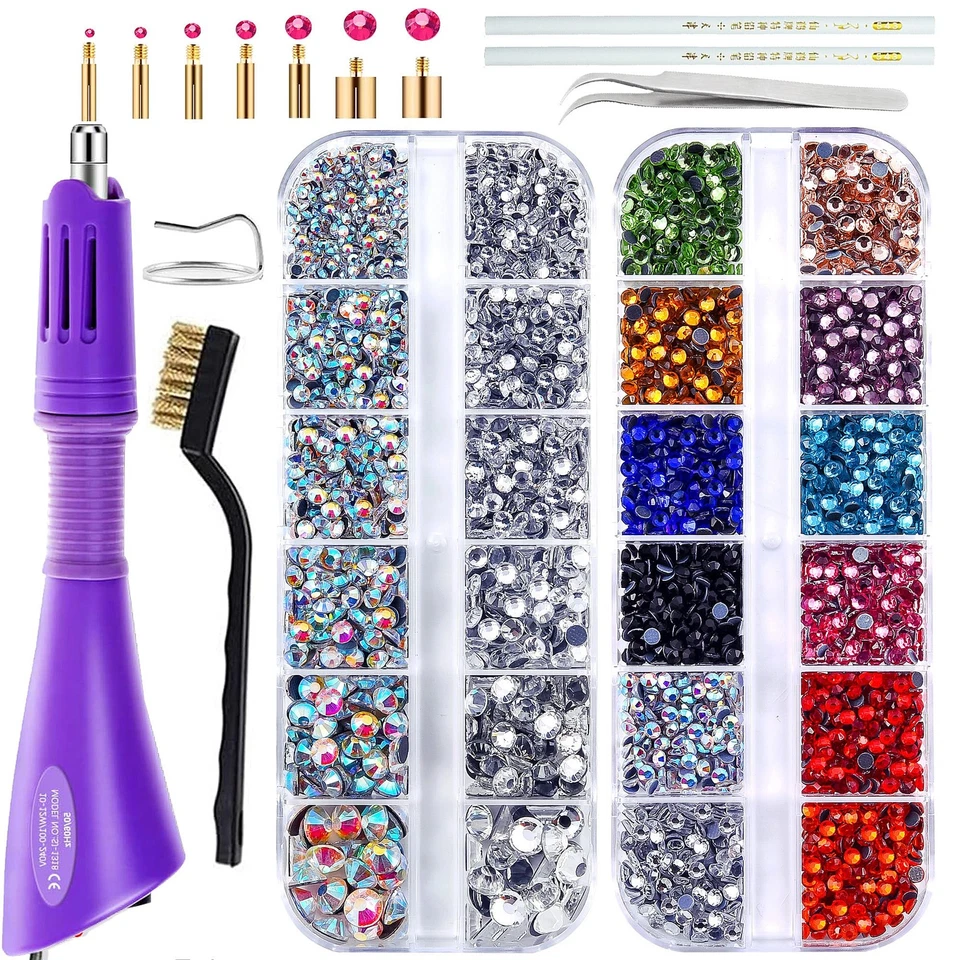 Blinginbox Hot Fix Applicator Tool, Hotfix Rhinestone Setter Bedazzler Kit wi... - Image 1 of 4