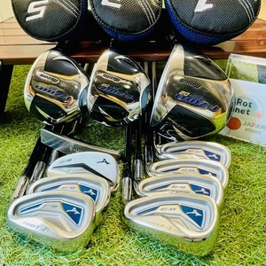 Mizuno Fullset T-ZOID RV-02 1w3w5w Iron 5-9Pw 11Pics R Flex Golf Club RH Japna - Picture 1 of 24