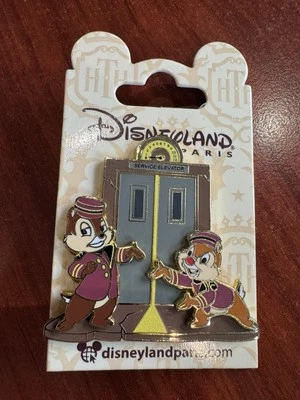 Prendedor Disney Chip N Dale The Twilight Zone Torre del Terror Disneyland París Foto 1 de 2