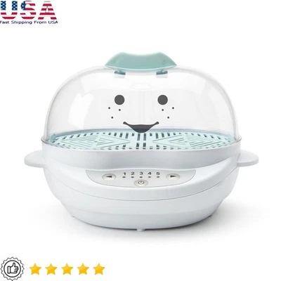 Baby Turbo Steamer W/ Timer Defrosts Sterilizes Steams Eggs Trays Included New - Image 1 of 4