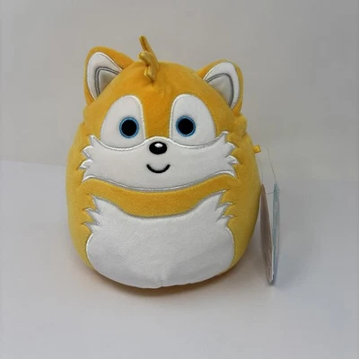 Squishmallows 7" Sonic the Hedgehog Tails Plush Yellow Stuffed Animal Kellytoy - Image 1 of 4