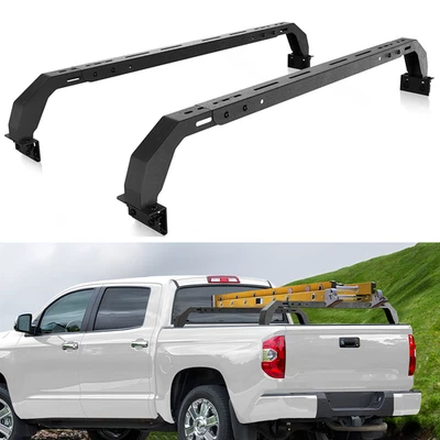 For F150 Silverado Sierra Ram Tundra Adjustable Truck Bed Chase Rack Cross Bar  Foto 1 de 4