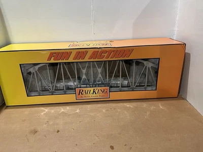MTH RailKing  Silver Steel Arch Bridge 30"  40-1119 - Image 1 of 3