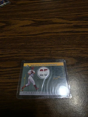 2003 EX - Behind the Numbers Game-Used #BTNGU-JT Jim Thome /99 3 Color  - Image 1 of 2