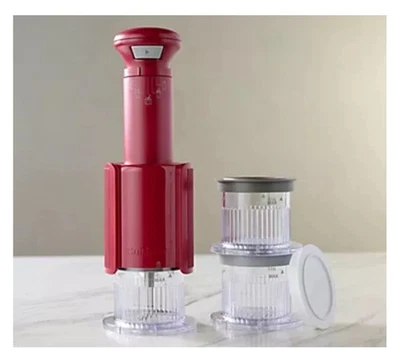 Cuisinart 紫色快冻冰淇淋冷冻零食机,罂粟色 — 第 1/4 张图片