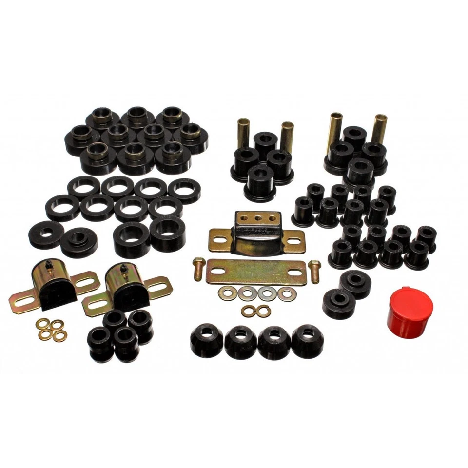 Energy Suspension For Jeep CJ5 1980-1983 Hyper-Flex Master Bushing Set Black - Image 1 of 2