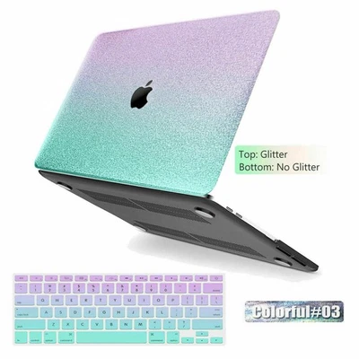 Lo último Brillante Brillante Duro Brillo Estuche Cubierta Para Nuevo Macbook Pro Air M1 M2 M3 Foto 1 de 3