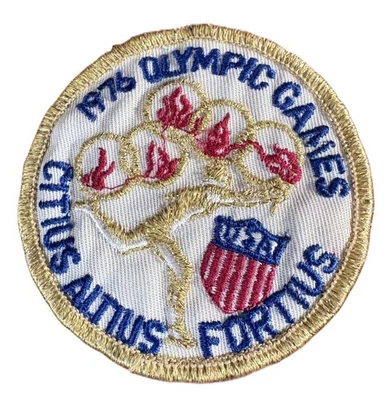 PARCHE LMH Insignia 1976 XXI JUEGOS OLÍMPICOS Olimpiada Citus Altius Fortius Juegos Olímpicos Foto 1 de 2