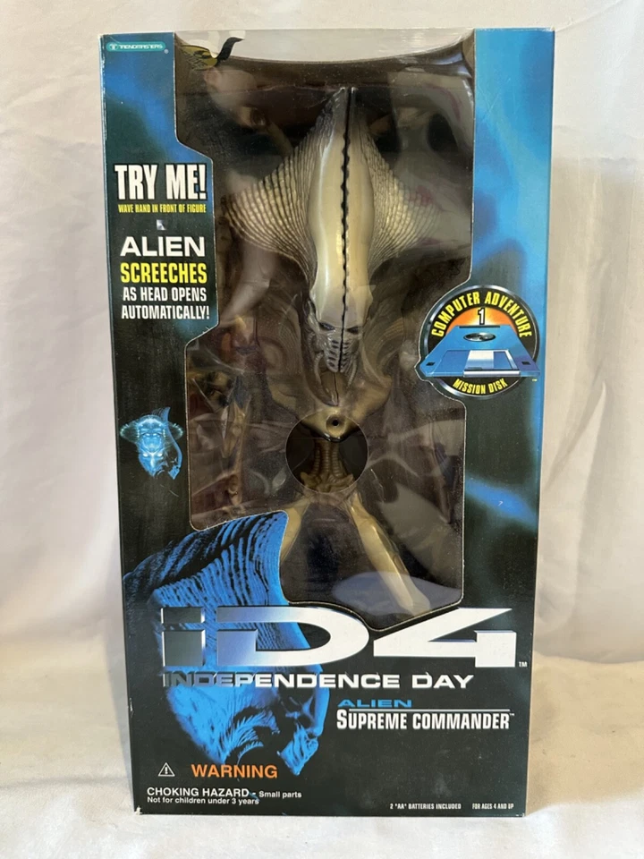 ID4 Independence Day Alien Supreme Commander Figure WORKS Trendmasters 1996