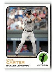 Topps Heritage 2022 edición de ligas menores - #71 Evan Carter - Imagen 1 de 2