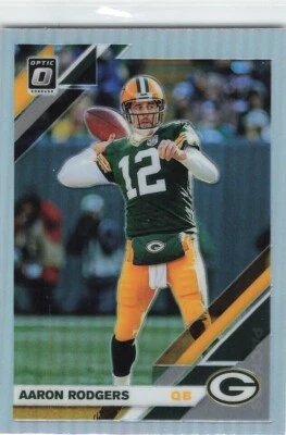Aaron Rodgers 2018 Donruss Optic Prizm Holo  #37 GB Packers - Image 1 of 2
