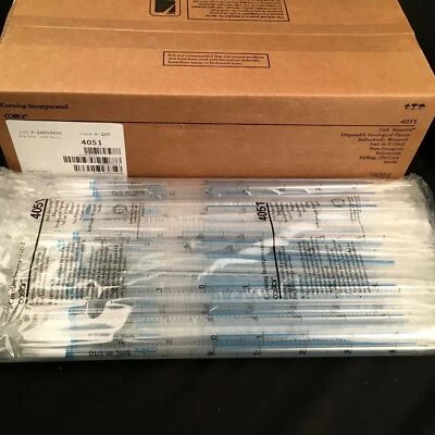 Costar 5ml Serological Pipette graduated sealed x 50 sterile Corning 4051 - Image 1 of 3