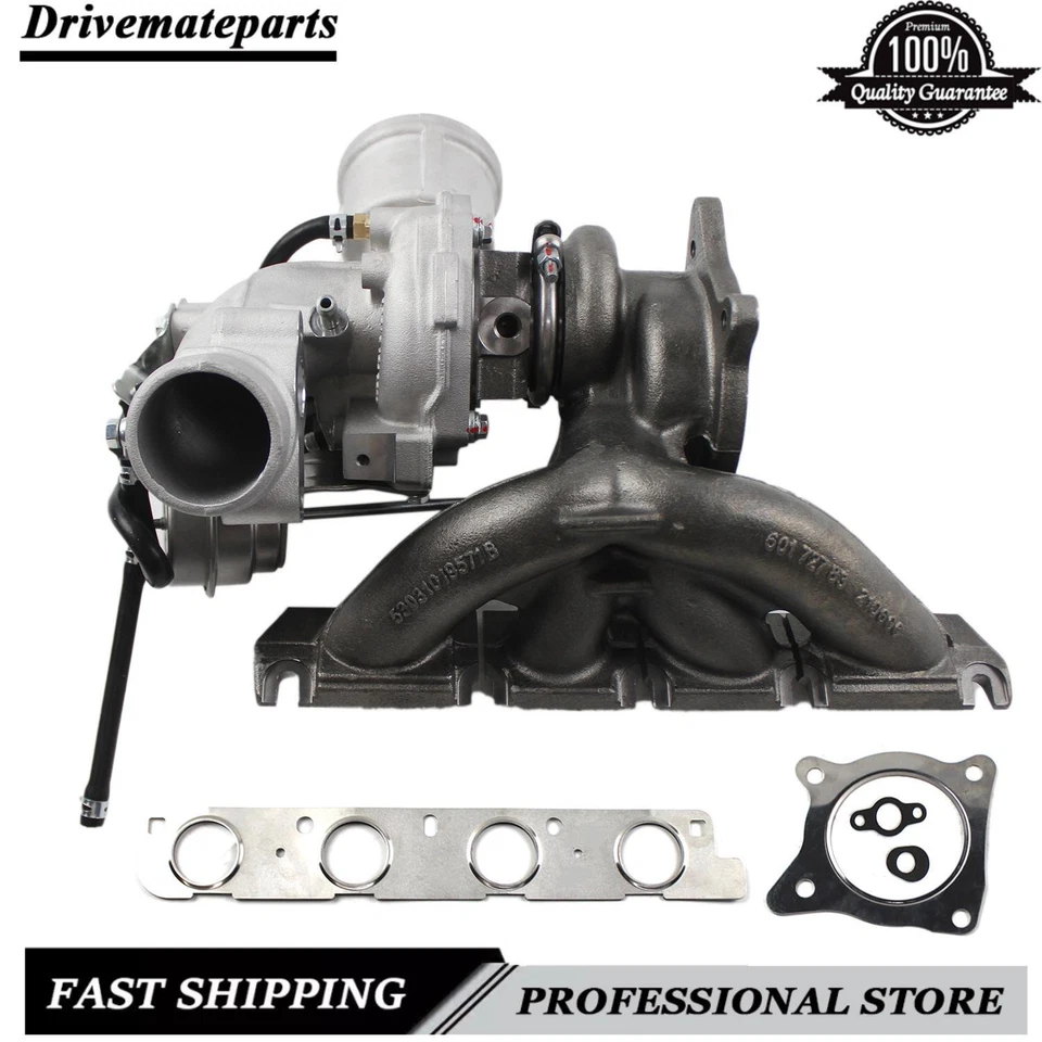 Turbocharger for Audi A4 A6 2.0T B7 BUL BWE BWT K03 2005 2007 2008 2006-2013 - Image 1 of 4