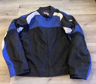 BILT мотоциклетная куртка размер 4XL синий мотоцикл гоночный велосипед без подушечки продается как есть - Изображение 1 из 4