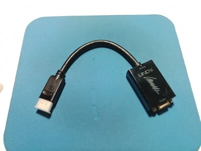 Lindy 41006 DisplayPort to VGA Converter - Adattatore DP a VGA - Immagine 1 di 4