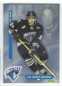 2005-06 Saskatoon Blades (WHL) Zdenek Bahensky