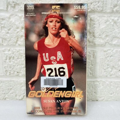 VTG‼ Goldengirl VHS Susan Anton Embassy Home Entertainment • NO UPC/PRE-CERT‼ - Image 1 of 4