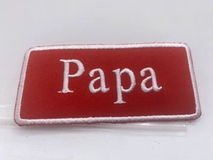 PAPÁ NUEVO BORDADO COSER/PLANCHAR EN NOMBRE PARCHE COLORES SURTIDOS - Imagen 1 de 4