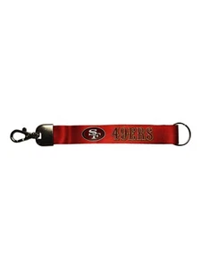 NFL San Francisco 49ers Wristlet Lanyard Keychain - Picture 1 of 1