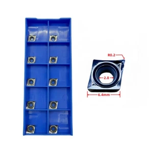 10PCS CCGT060202-AK CCGT21.50.5 CNC Lathe Indexable Turning Inserts For Aluminum - Picture 1 of 2